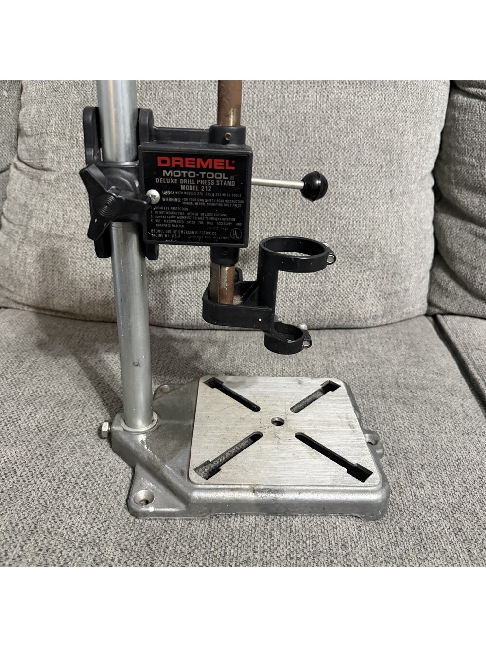 DREMEL Moto-Tool Deluxe Drill Press Stand Model 212 Made USA